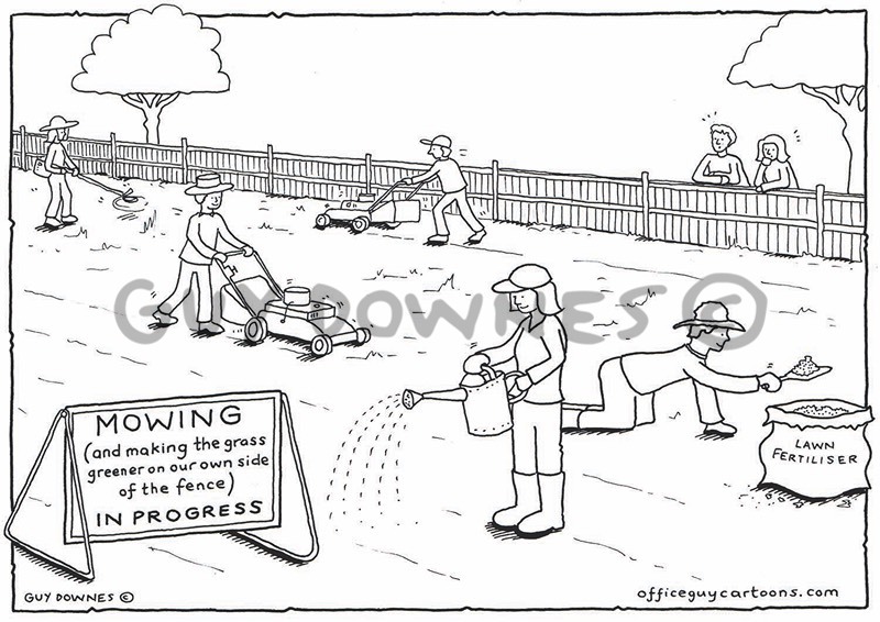 Is the grass really greener?