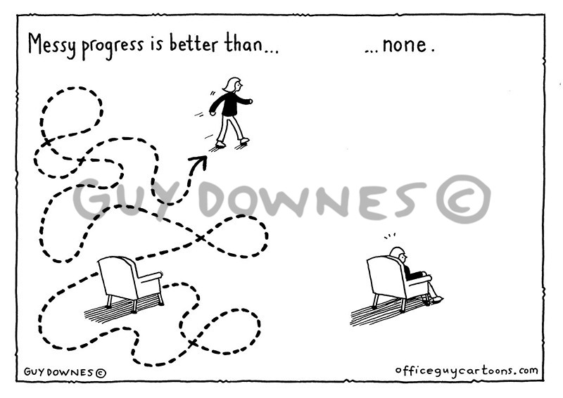Messy progress